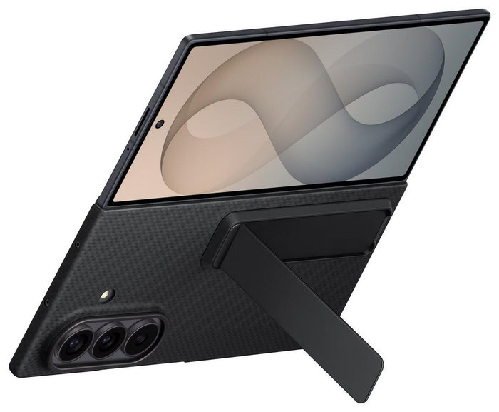 Samsung Carbon Standing Case para Galaxy Z Fold8, Negro Samsung Carbon Standing Case para Galaxy Z Fold8, Negro