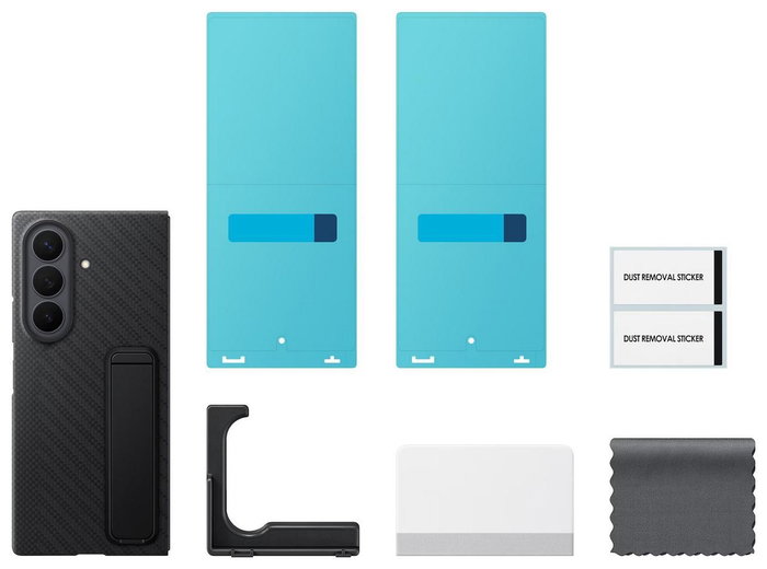 Samsung Carbon Standing Case para Galaxy Z Fold8, Negro Samsung Carbon Standing Case para Galaxy Z Fold8, Negro