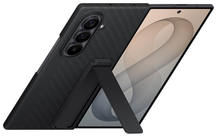 Samsung Carbon Standing Case para Galaxy Z Fold8, Negro Samsung Carbon Standing Case para Galaxy Z Fold8, Negro