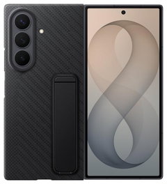 Samsung Carbon Standing Case para Galaxy Z Fold8, Negro