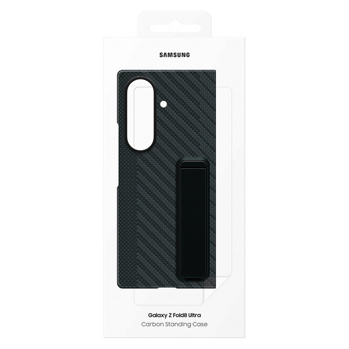 Samsung Carbon Standing Case para Galaxy Z Fold8 Ultra - Negro Samsung Carbon Standing Case para Galaxy Z Fold8 Ultra - Negro