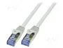 LogiLink Patchcord Cat.6A S/FTP 10m Gris 600 MHz 10 Gigabit