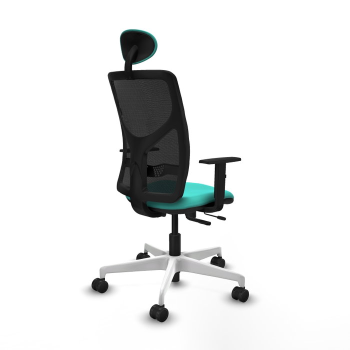 PIQUERAS Y CRESPO Silla de oficina Motilla con mecanismo Sincro/Traslack, Turquesa y Negro PIQUERAS Y CRESPO Silla de oficina Motilla con mecanismo Sincro/Traslack, Turquesa y Negro