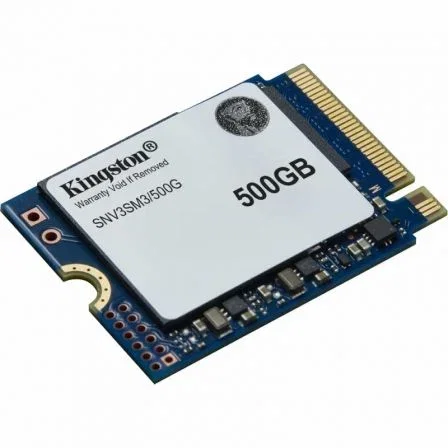 Kingston SSD NV3 SNV3SM3/500G 500GB PCIe 4.0 NVMe M.2 2230, hasta 5000MB/s lectura, 3000MB/s escritura, para portátiles y SFF