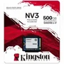 Kingston SSD NV3 SNV3SM3/500G 500GB PCIe 4.0 NVMe M.2 2230, hasta 5000MB/s lectura, 3000MB/s escritura, para portátiles y SFF
