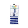 Atosa Merienda Medias A Rayas Estilo Marinero para Adulto - Azul