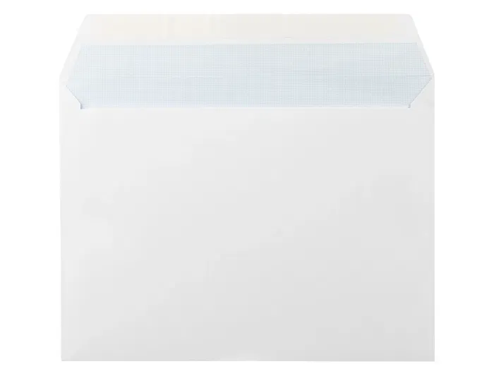 Liderpapel Sobre N.16 Blanco Folio Especial 260x360mm Silicona Solapa Recta Caja de 250 Unidades