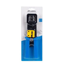 Lanberg Crimpadora Pass Through RJ45 RJ11 Herramienta para Redes y Telecomunicaciones