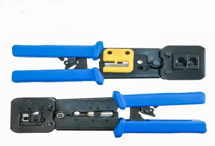 LANBERG NT-0204 Crimpadora Herramienta para Prensado Negro, Azul LANBERG NT-0204 Crimpadora Herramienta para Prensado Negro, Azul
