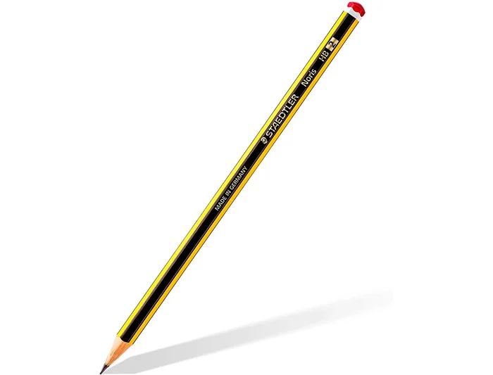 Staedtler Lápices de Grafito Noris N.2 HB Blister Promocional 120 Aniversario 3 uds + Afilalapiz con deposito