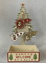 DKD Home Decor Decoración Colgante de Madera Estrella y Ángel Surtido 3