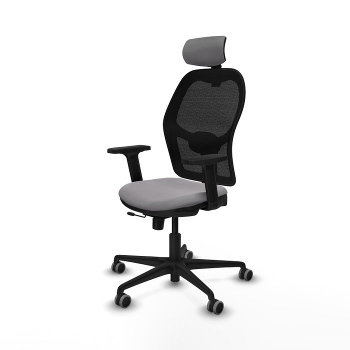 PIQUERAS Y CRESPO Silla de oficina Jorquera Sincro/Traslack Gris y Negro PIQUERAS Y CRESPO Silla de oficina Jorquera Sincro/Traslack Gris y Negro