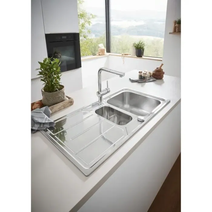 Grohe 32168000 Mezclador de Lavabo con Ducha Extraíble Minta