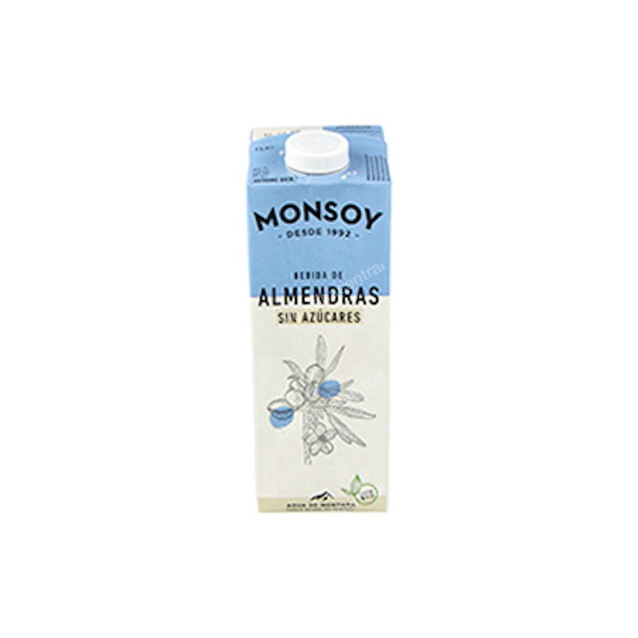 Monsoy Bebida de Almendras sin azúcar 1 L Monsoy Bebida de Almendras sin azúcar 1 L