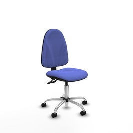 PIQUERAS Y CRESPO Silla de oficina Algarra Azul claro sin brazos