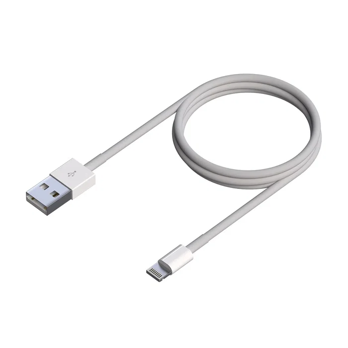 Aisens Cable Lightning a USB 2.0 Blanco 0,5m