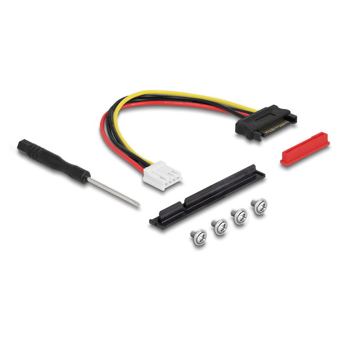 DeLOCK Adaptador M.2 Key A+E a PCIe x8 NVMe con cable de 20 cm, Angular