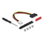 DeLOCK Adaptador M.2 Key A+E a PCIe x8 NVMe con cable de 20 cm, Angular