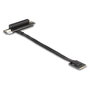 DeLOCK Adaptador M.2 Key A+E a PCIe x8 NVMe con cable de 20 cm, Angular