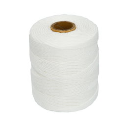 WOLFPACK LINEA PROFESIONAL Cuerda Trencilla de Polipropileno Blanco, Bobina de 200 Metros