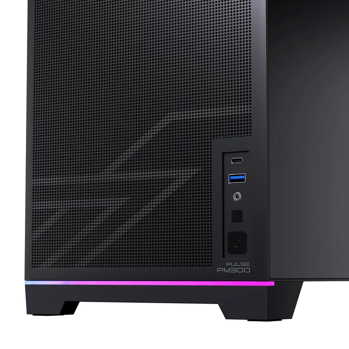 Einarex PM300 Core Caja de PC Semitorre Micro-ATX con Cristal Templado