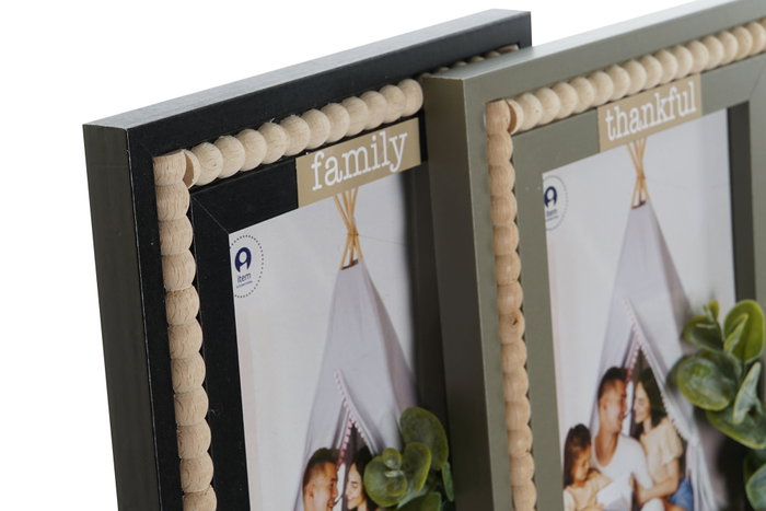 DKD Home Decor Set de Marcos de Fotos 13x18 MDF y Cristal, Surtido de Colores DKD Home Decor Set de Marcos de Fotos 13x18 MDF y Cristal, Surtido de Colores