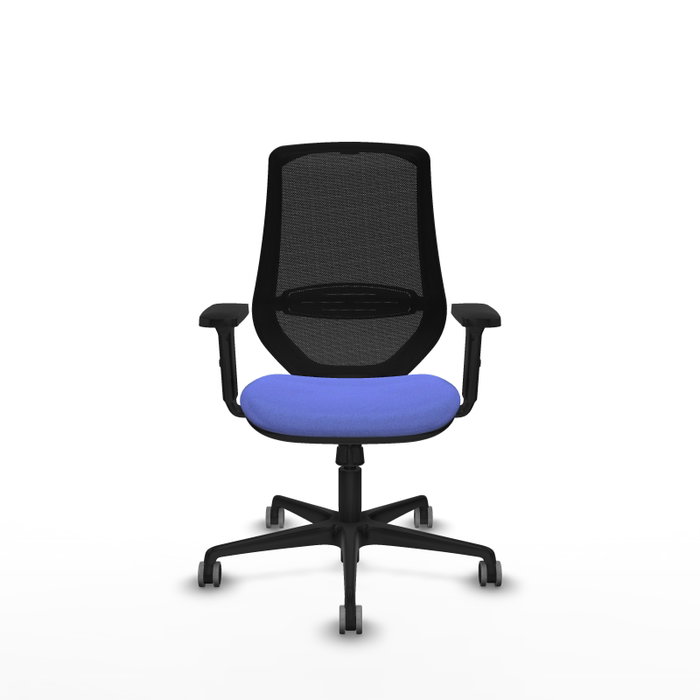 PIQUERAS Y CRESPO Silla de oficina Mardos con mecanismo Sincro, Azul claro y Negro PIQUERAS Y CRESPO Silla de oficina Mardos con mecanismo Sincro, Azul claro y Negro