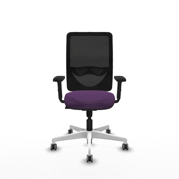 PIQUERAS Y CRESPO Silla de oficina Zulema con Mecanismo Sincro, Morado y Negro