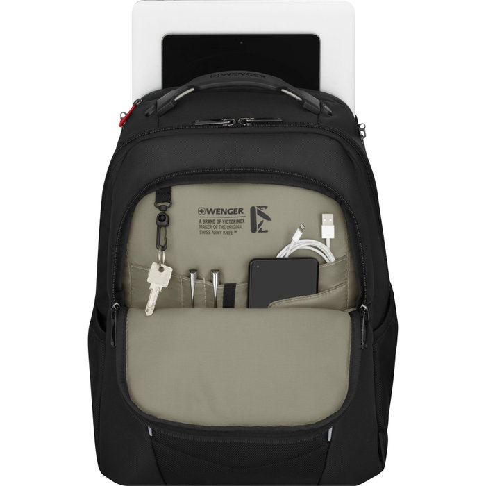 Wenger Altair Mochila para Portátil de 15.6 pulgadas, Negro