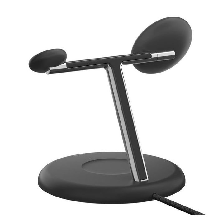 Belkin Base de Carga Inalámbrica 3 en 1 Qi2 15W para iPhone, Apple Watch y AirPods - Soporte Ajustable WIZ023VFBK - Negro Belkin Base de Carga Inalámbrica 3 en 1 Qi2 15W para iPhone, Apple Watch y AirPods - Soporte Ajustable WIZ023VFBK - Negro