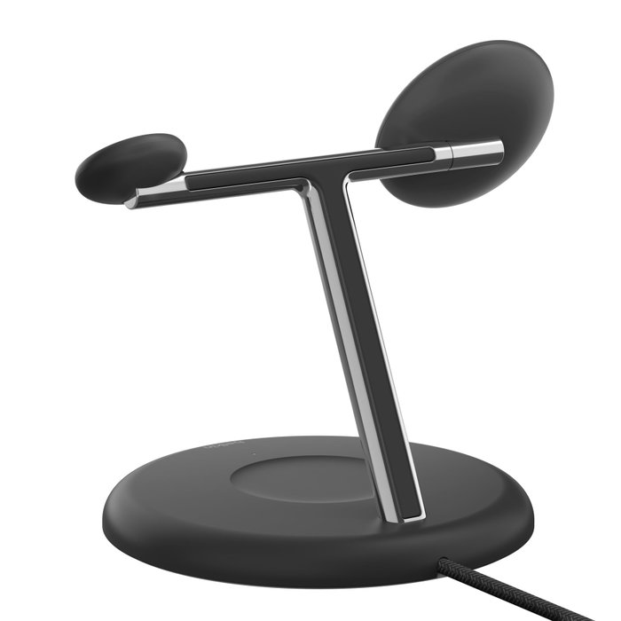 Belkin BoostCharge Pro 3-en-1 con Qi2 Negro