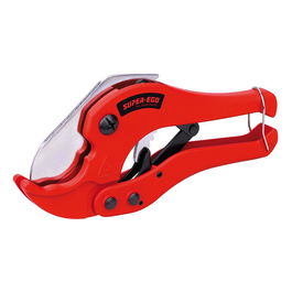 Super Ego Tijera eco para plástico 42 mm, cuchilla en V, con cierre de seguridad