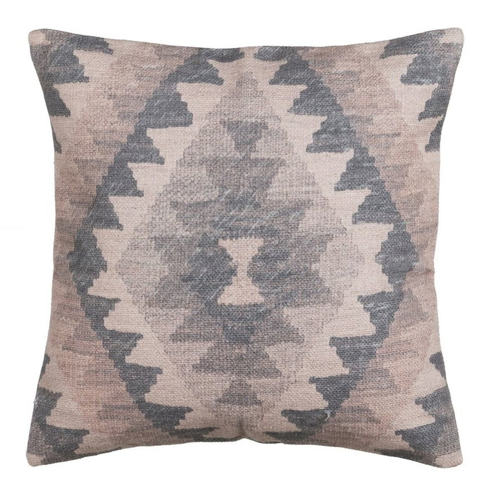 Ixia Cojín Decorativo Gris-Rosa de Algodón 45 x 45 cm (Pack de 2) Ixia Cojín Decorativo Gris-Rosa de Algodón 45 x 45 cm (Pack de 2)