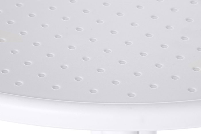 DKD Home Decor Mesa Terraza Y Jardin Blanco 80 x 80 x 75 cm