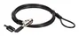Conceptronic CUSTODIO02BSM Cable de Seguridad Negro 1,8 m con 2 llaves