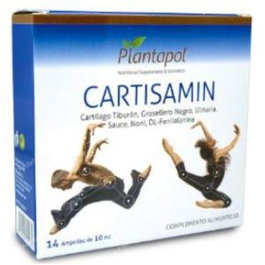 PLANTAPOL Cartisamin 14Amp. Complemento alimenticio para la estructura, resistencia y elasticidad del sistema osteoarticular
