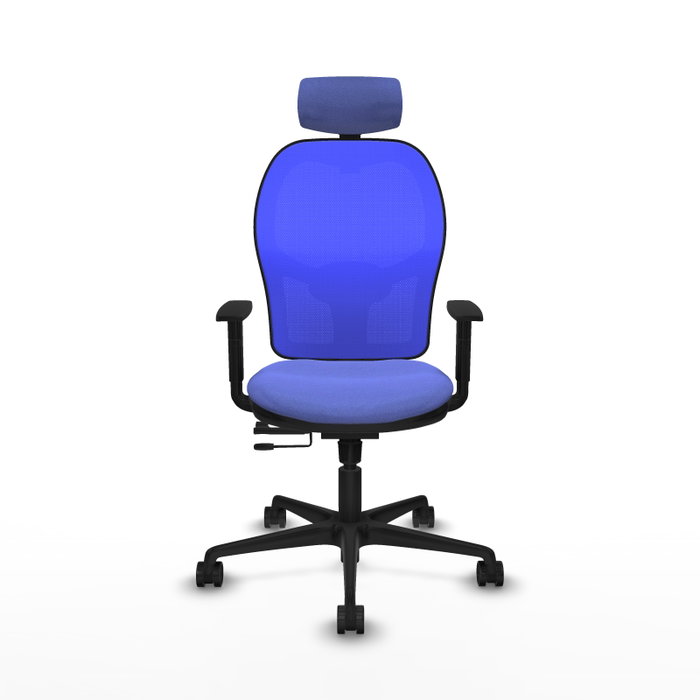 PIQUERAS Y CRESPO Silla de oficina Jorquera con mecanismo Sincro/Traslack, Azul PIQUERAS Y CRESPO Silla de oficina Jorquera con mecanismo Sincro/Traslack, Azul