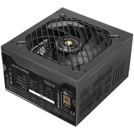 Mars Gaming MPB1000PSI - Fuente de Alimentación 1000W ATX 3.1 80 Plus Gold Modular con Conector 12V 2x6 PCIe 5.1, Ventilador 140mm