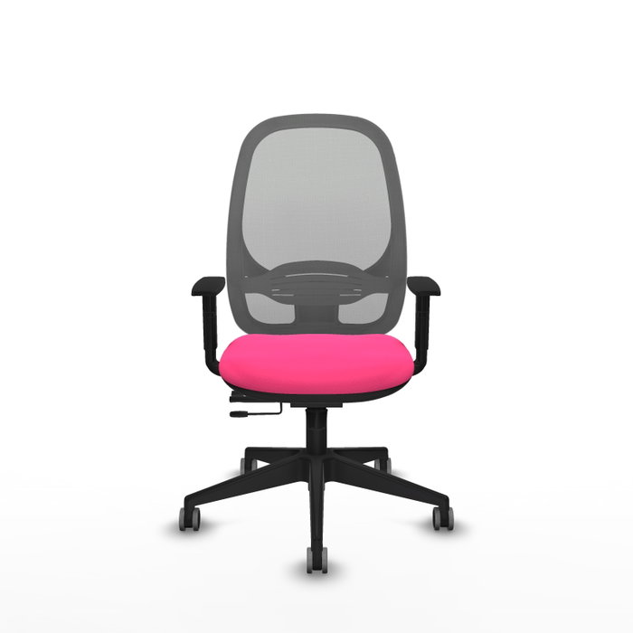 PIQUERAS Y CRESPO Silla de oficina Cilanco Rosa y Gris
