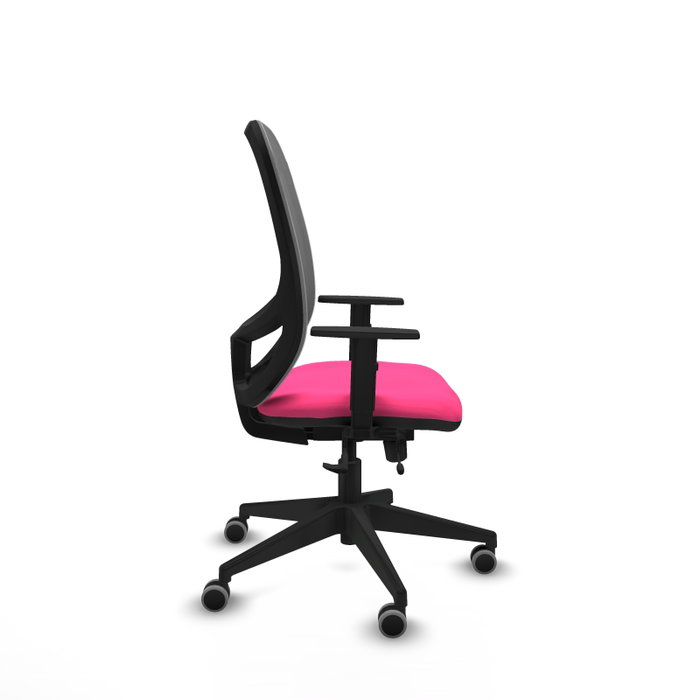 PIQUERAS Y CRESPO Silla de oficina Cilanco Rosa y Gris