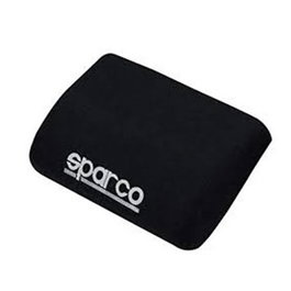 Sparco S01031 Cojín para Asiento Negro, Accesorio para Asientos de Coche, Aporta Altura y Comodidad Adicional