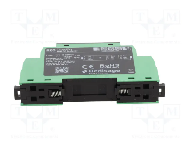 Redisage ELECTRONICS R03 Separador Galvánico RS232 x2