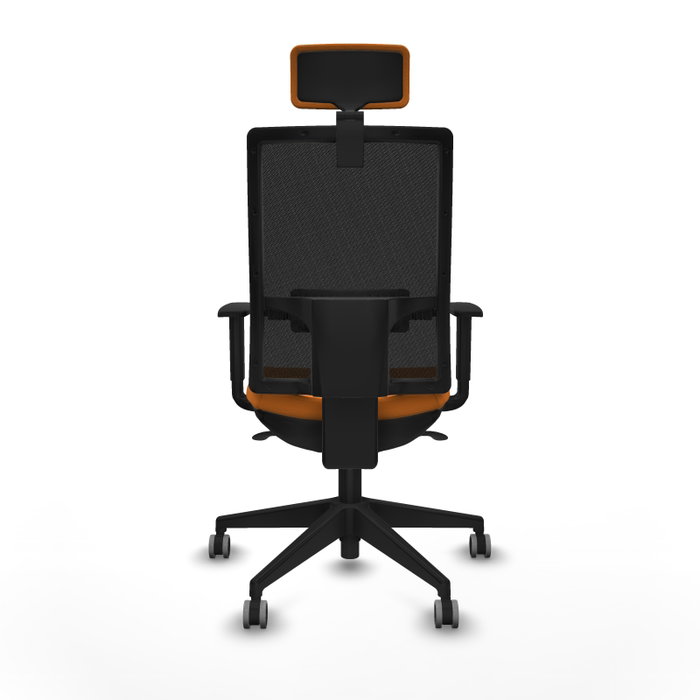 PIQUERAS Y CRESPO Silla de oficina Horna Naranja y Negro PIQUERAS Y CRESPO Silla de oficina Horna Naranja y Negro