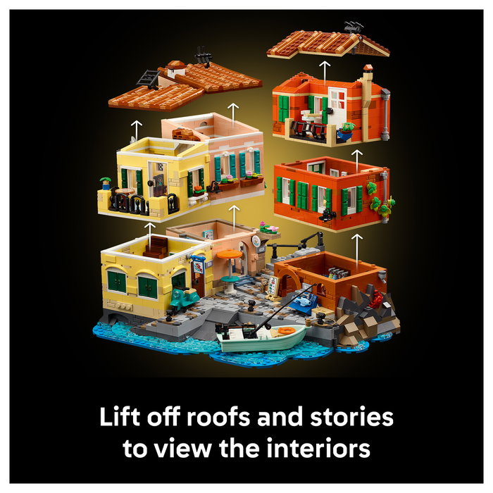 LEGO Ideas 21359 La Riviera Italiana Juego de Construcción 3251 Piezas para Adultos 18+ Años Multicolor