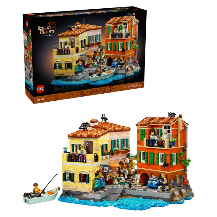LEGO Ideas 21359 La Riviera Italiana Juego de Construcción 3251 Piezas para Adultos 18+ Años Multicolor