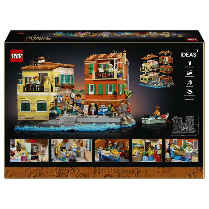 LEGO Ideas 21359 La Riviera Italiana Juego de Construcción 3251 Piezas para Adultos 18+ Años Multicolor