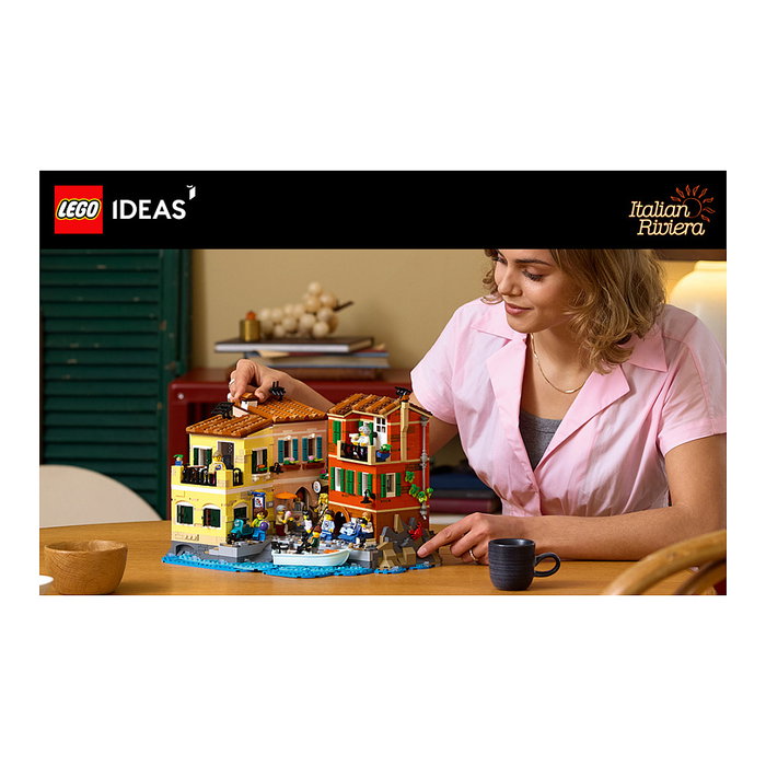LEGO Ideas 21359 La Riviera Italiana Juego de Construcción 3251 Piezas para Adultos 18+ Años Multicolor
