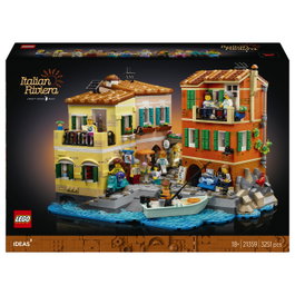 LEGO Ideas 21359 La Riviera Italiana Juego de Construcción 3251 Piezas para Adultos 18+ Años Multicolor