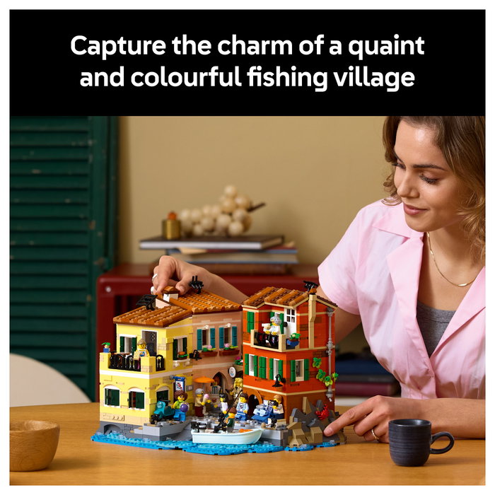LEGO Ideas 21359 La Riviera Italiana Juego de Construcción 3251 Piezas para Adultos 18+ Años Multicolor