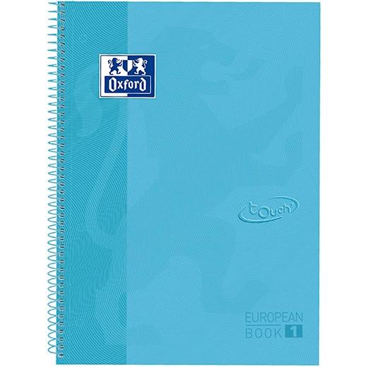 Oxford Europeanbook 1 Touch Write&Erase A4+ Azul Pastel (Set de 5) Oxford Europeanbook 1 Touch Write&Erase A4+ Azul Pastel (Set de 5)